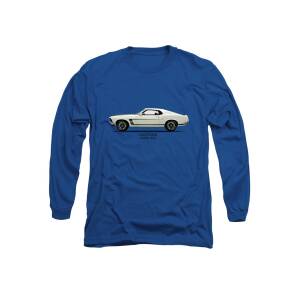 Ford Mustang Shelby 69 Long Sleeve T-Shirt for Sale by Mark Rogan