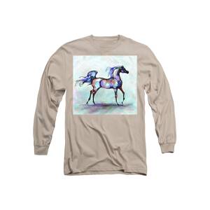 Arabian In Blue Long Sleeve T-Shirt for Sale by Stacey Mayer