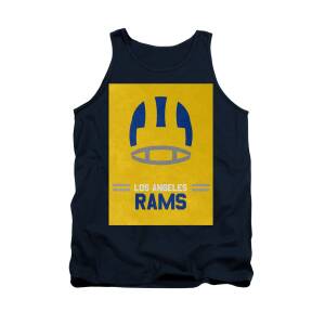 Los Angeles Rams Retro Shirt Tank Top by Joe Hamilton - Fine Art
