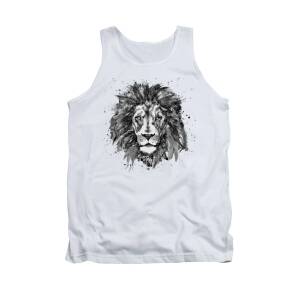 Black and White Sioux Warrior Watercolor Tank Top for Sale by Marian Voicu