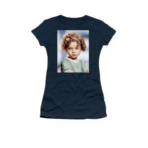 Shirley Temple, Vintage Movie Star Women's T-Shirt for Sale by ...