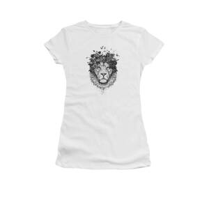 Hipster Lion Women's T-Shirt for Sale by Balazs Solti