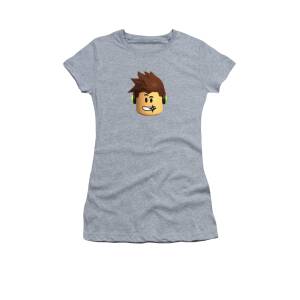 Roblox Noob Character Long Sleeve T-Shirt by Vacy Poligree - Pixels