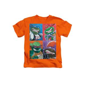 Teenage Mutant Ninja Turtles #7 Kids T-Shirt by David Stephenson