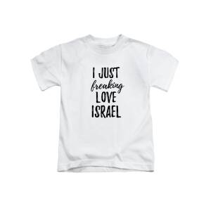 Love Israel Heart Cute Toddler/Infant Crewneck Short Sleeve Shirt Tee