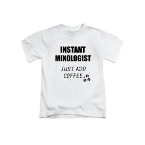 Mixologist Best Funny Gift Kids T-Shirt by Jeff Brassard - Fine