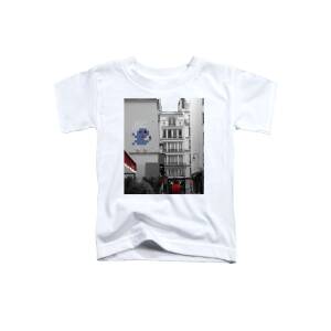 Paris France red on black and white color splash Toddler T-Shirt by Mr  Splash - Fine Art America