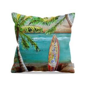 Santa Cruise Throw Pillow for Sale by Danny Phillips