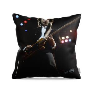 Tom Petty and Mike Campbell Throw Pillow for Sale by Rich Fuscia