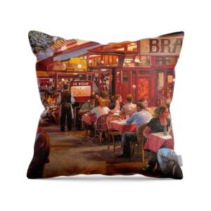 Cafe Jade Throw Pillow for Sale by Guido Borelli