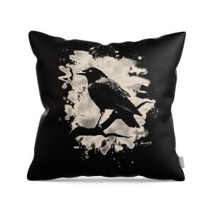 In memory Basquiat Throw Pillow for Sale by Bela Manson
