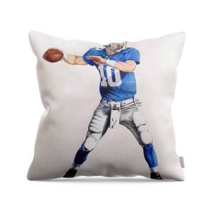 The Catch - Odell Beckham Jr. Throw Pillow by Chris Volpe - Fine Art America