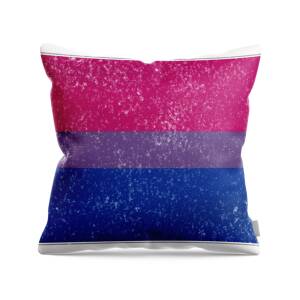 Multicolor Funny Bisexual Pride Graphic & More Both Both Is Good Bisexual Funny Pride LGBTQ Graphic Throw Pillow 16x16