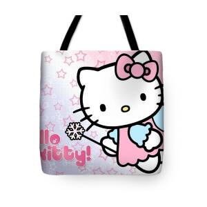 hello kitty wallpaper hd free Luxury Free of Hello Kitty Wallpaper with  Floral pink background Tote Bag by Barbora Bradacova - Fine Art America
