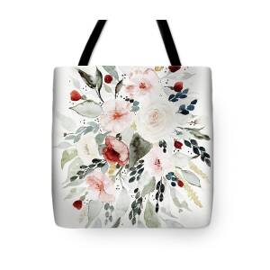 Roses and Poppies Bouquet Tote Bag for Sale by Shealeen Louise
