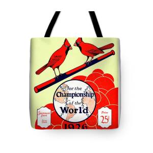 St. Louis Cardinals Vintage 1953 Program Tote Bag by Big 88 Artworks -  Pixels