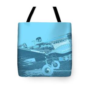 Flying tiger 4 Tote Bag by Chris Taggart - Pixels