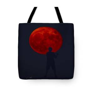 Colors of the Moon Tote Bag by Marcella Giulia Pace - Pixels Merch