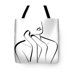 Anchor - Black & White, Nautical, Minimal, Simple, Design, Pattern, Trendy,  Cool, Simple, Modern Tote Bag by CharlotteWinter