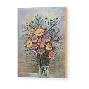 Chrysanthemum Floral Original oil painting on canvas 16x20 inches