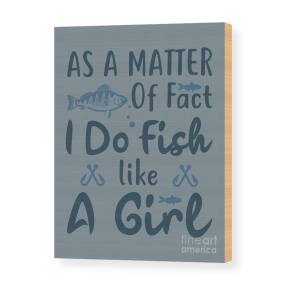 Fishing Gift Education Is Important But Fishing Importanter Quote Funny  Fisher Gag Wood Print by Jeff Creation - Fine Art America