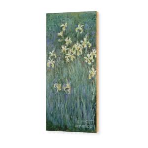 Irises Wood Print by Vincent Van Gogh