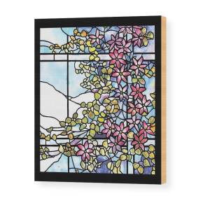 Stained Glass Tiffany Frank Memorial Window Painting by Donna Walsh - Pixels