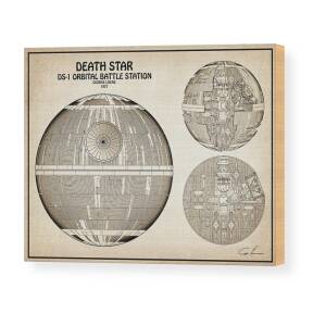 Diagram Illustration For The Death Star Ds 1 Orbital Battle