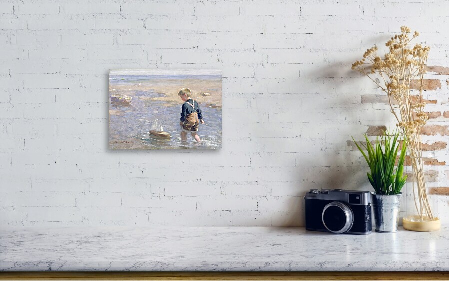 The Toy Boat Canvas Print / Canvas Art by William Marshall Brown