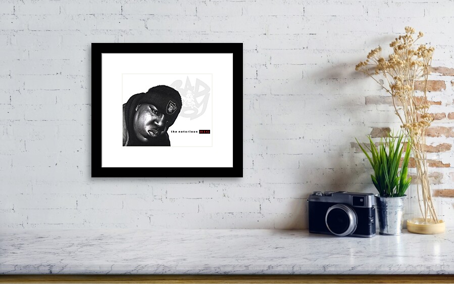 Notorious B.i.g Framed Print by Lee Appleby