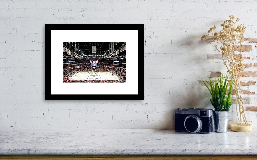 Chicago Blackhawks - United Center - Framed Print