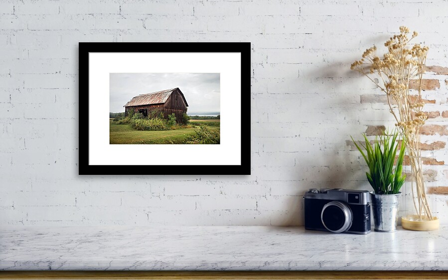 Old barn on Seneca lake - Finger Lakes - New York State Framed Print by ...