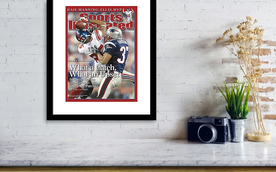 New York Giants David Tyree, Super Bowl Xlii Sports Illustrated Cover Poster