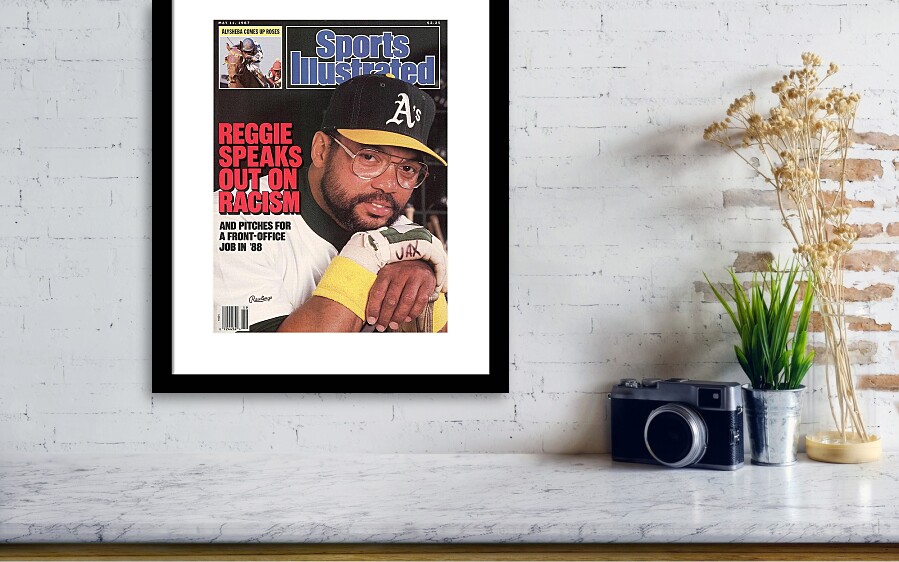 Oakland Athletics Reggie Jackson Sports Illustrated Cover Metal Print