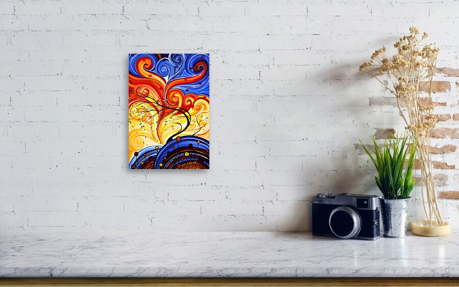 Whirlwind by MADART Metal Print by Megan Duncanson