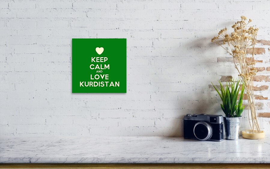 Keep Calm And Love Kurdistan Art Print by Celestial Images