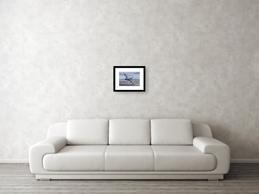 An Mc-130 Aircraft Manuevers Framed Print by HIGH-G Productions