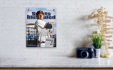 The Natural Atlanta Rookie Jeff Francoeur Is Off To An Sports Illustrated  Cover Acrylic Print by Sports Illustrated - Sports Illustrated Covers