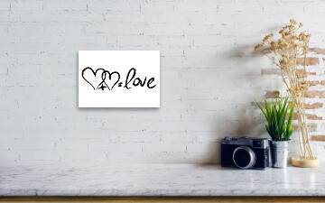 Hand Written Love Equation, Hearts Hand Drawings, Gift For Him, Gift For  Her, Romantic Couple, 1/3 Acrylic Print by Mounir Khalfouf - Pixels