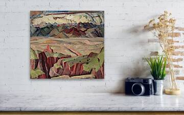 Mountain Sand Valleys  by Victor Higgins  Giclee Canvas Print Repro 