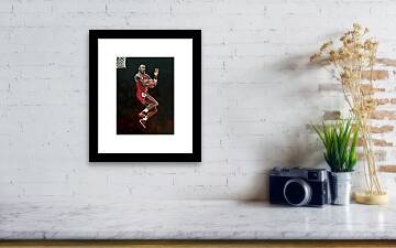 Michael Jordan Cradle Dunk Poster by Michael Pattison - Fine Art America