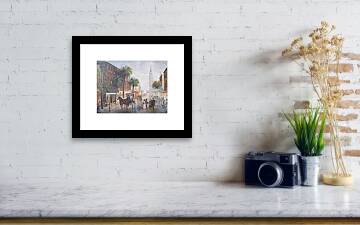 Charleston Somewhere in Time Framed Print by Charles Roy Smith