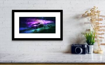 The Awesome Mercedes - Framed Print by Matthias Zegveld