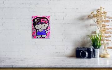 Hello Kitty Scene Poster by Marisela Mungia - Pixels