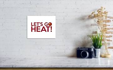Let's Go Heat Poster Long Sleeve T-Shirt by Florian Rodarte