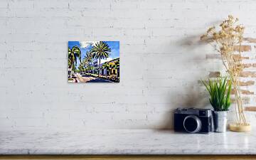 Rodeo Drive Via Rodeo Beverly Hills California Street Sign Photo Art Print  Cool Huge Large Giant Poster Art 54x36
