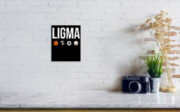 Ligma Balls Please Retro Vintage Acrylic Print by Jose O - Fine