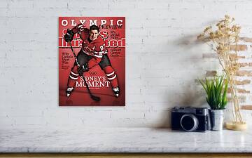 Team Canada Sidney Crosby, 2010 Vancouver Olympic Games Sports Illustrated  Cover Framed Print