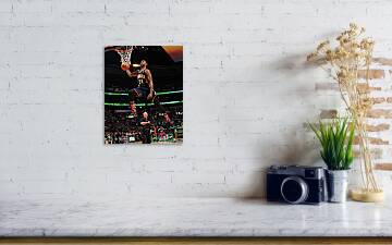 FantasticDecoration Paul George Slam Dunk Indiana Pacers Basketball Poster  Art Print 21x14 S