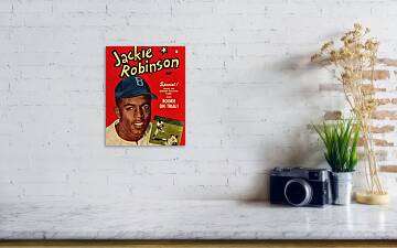 1951 Jackie Robinson Comic Book Cover Art - Row One Brand